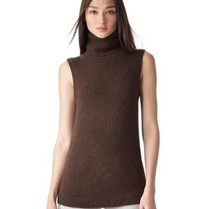 Ann Taylor Sleeveless Turtleneck Sweater